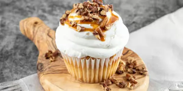 Caramel Pecan Cupcake