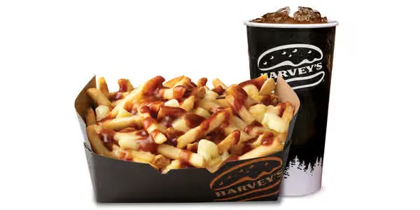 Large Classic Poutine with 20 oz Soft Drink