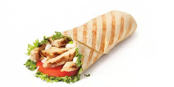 Slow Cooked Chicken Wrap