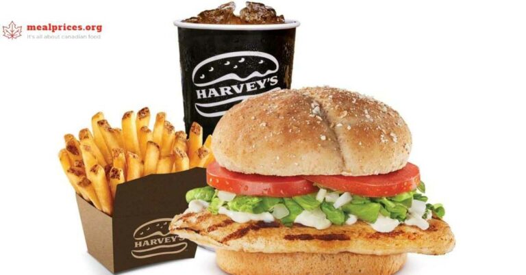 Harvey’s Menu Prices Canada Updated September 2024