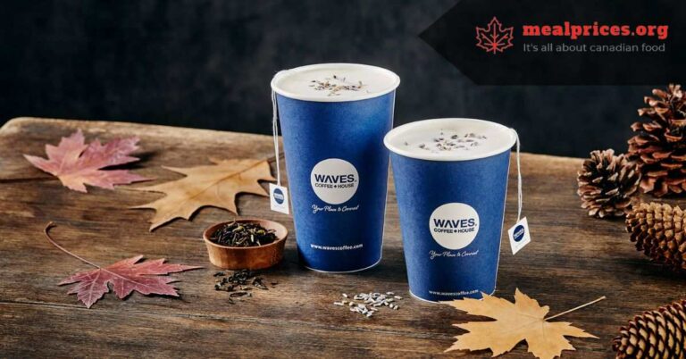 Waves Coffee House Menu Prices Canada Updated September 2024